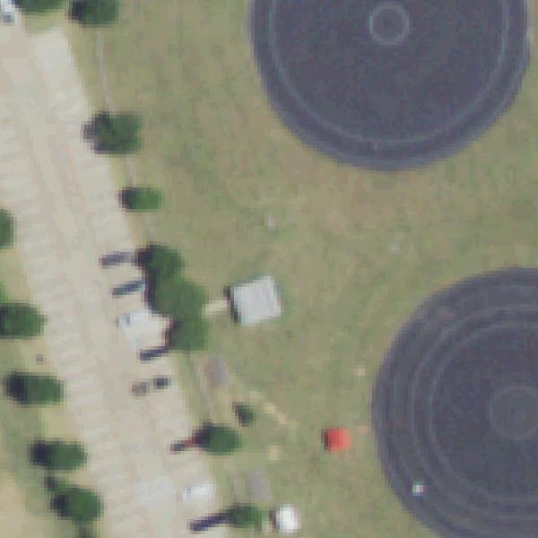 Aerial view of Samuell-Garland Park
