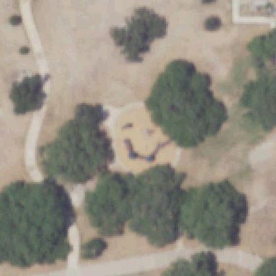 Aerial photo of San Pedro Springs Park