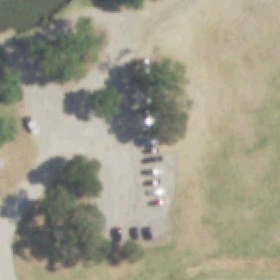 Aerial view of Sandy Lake Cricket Practice