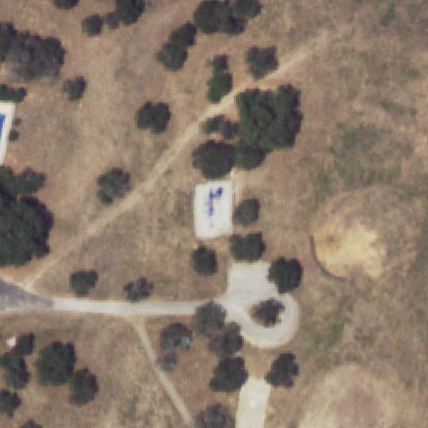 Aerial photo of Sandy Oaks City Park