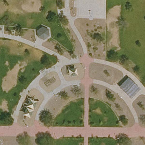 Aerial view of Santa Maria Park