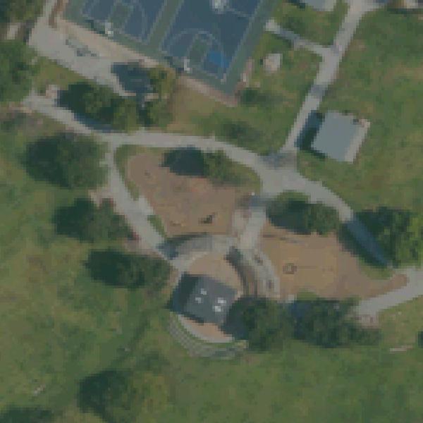 Aerial view of Santa Venetia Park