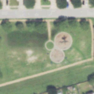 Aerial photo of Sattler Park