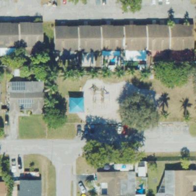 Aerial view of Sawyer Park