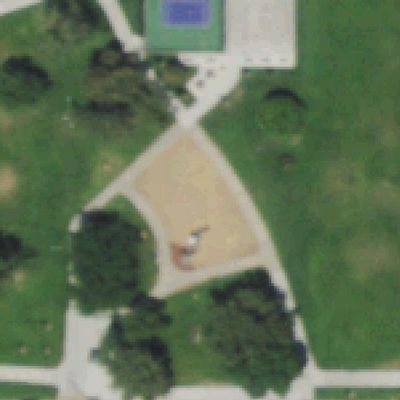 Aerial photo of Schafer Park