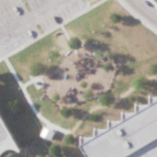 Aerial photo of Schertz Community Playscape