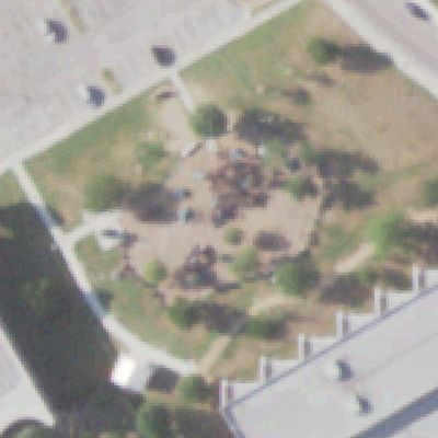 Aerial photo of Schertz Library Park