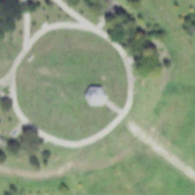 Aerial photo of Schwartz Gazebo @ Willow Waterhole Greenway