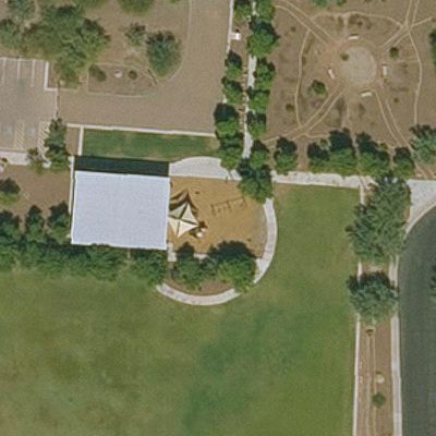Aerial view of Scotland Yard Park