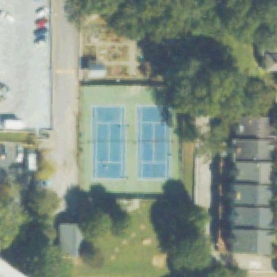 Aerial view of Scott Park