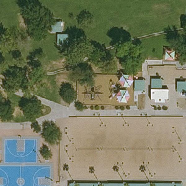 Aerial view of Scottsdale Ranch Park Ramada #10