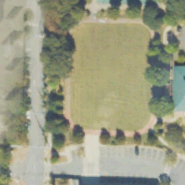 Aerial view of Selena S. Butler Park