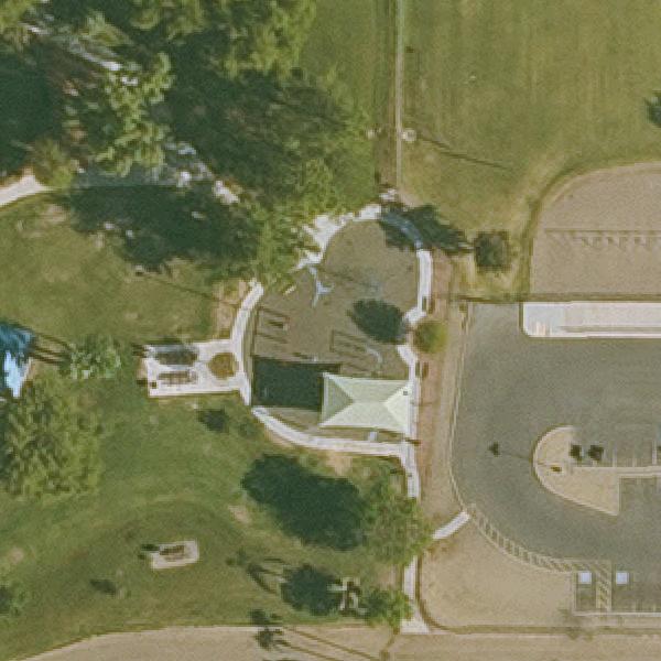 Aerial view of Selleh Park Playground