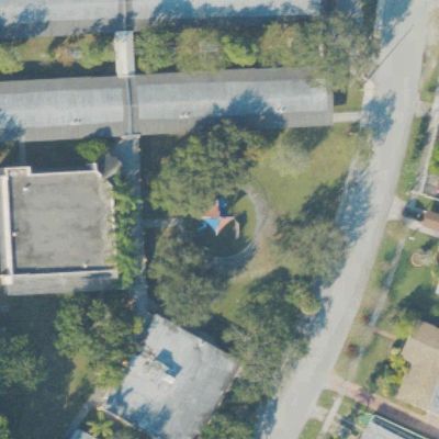 Aerial view of Sgt. Joseph Delancy Park