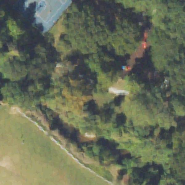Aerial view of Shady Valley Park