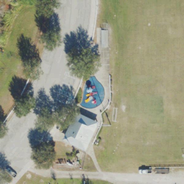 Aerial view of Shane Kelly Park