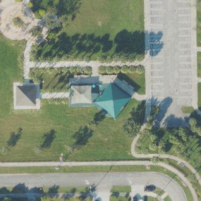 Aerial view of Sharman Park
