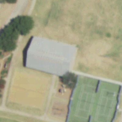 Aerial view of Shawnee Trail Picnic Pavilion
