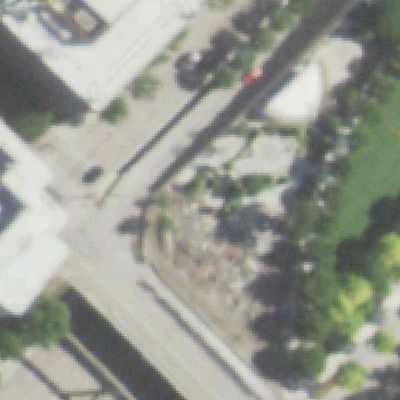 Aerial view of Sheila and Jody Grant Children's Park