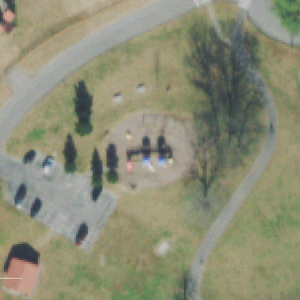 Aerial photo of Shelby Bottoms Greenway Trailhead