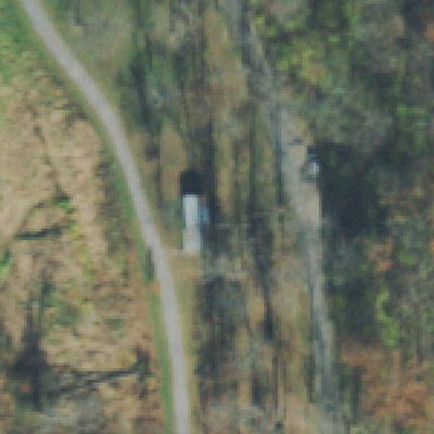 Aerial photo of Shelby Park Lakeview Shelter #2