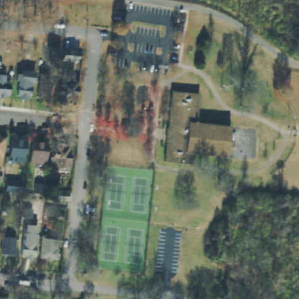 Aerial photo of Shelby Park