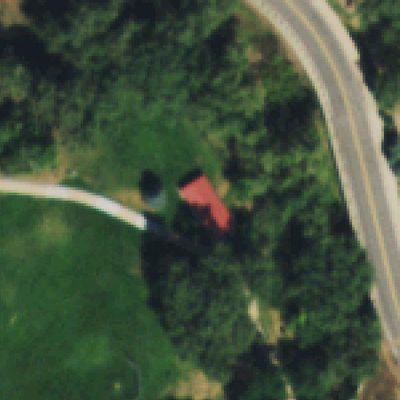 Aerial photo of Shelter B