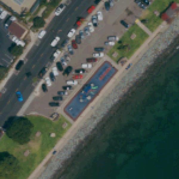 Aerial view of Shelter Island Playground