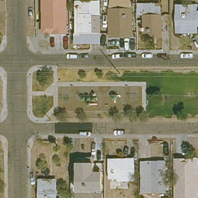 Aerial view of Sherman Parkway