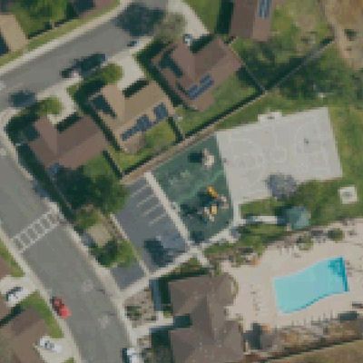 Aerial view of Shields Street Playground