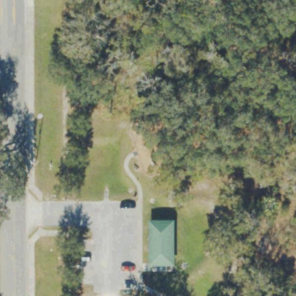 Aerial view of Shingle Creek Playground and Park