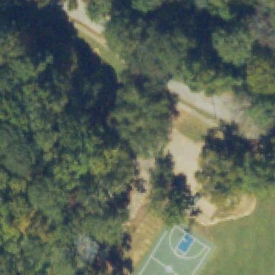 Aerial view of Shoal Creek Park I (North Entrance)