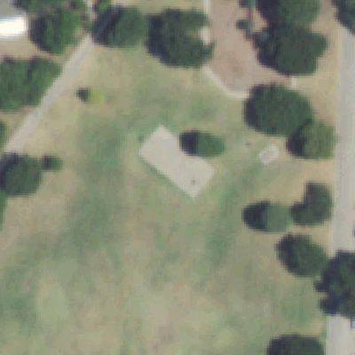 Aerial view of Shoshoni Park