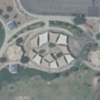 Aerial photo of Siegfried & Roy Park