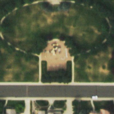 Aerial photo of Siena Park