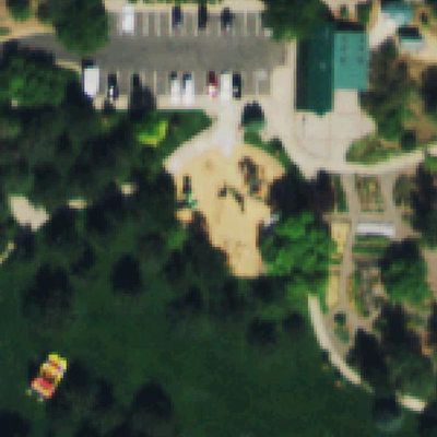 Aerial photo of Silo Park