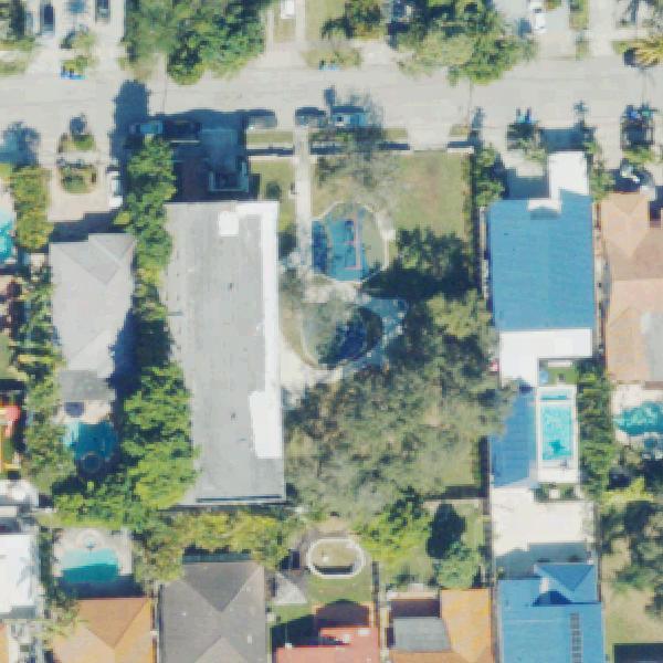 Aerial view of Silver Bluff Park