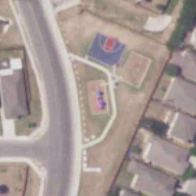 Aerial photo of Silver Canyon Playground