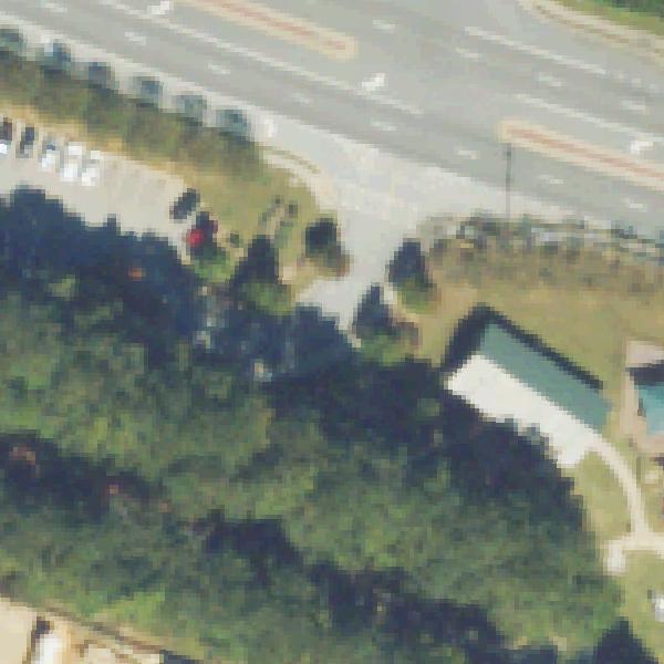 Aerial view of Silver Comet Trailhead and Kid's Park