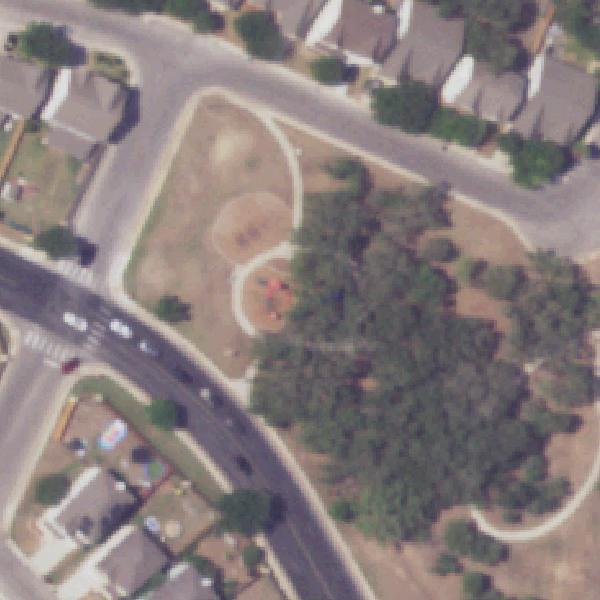 Aerial photo of Silver Oaks Community Park