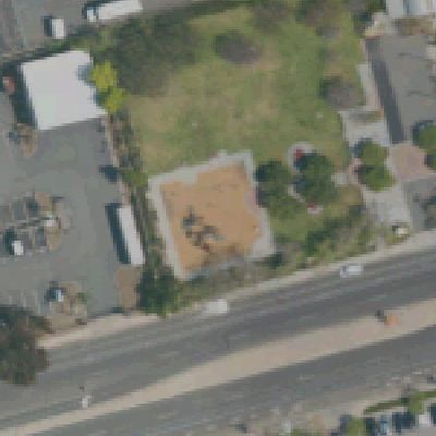 Aerial view of Silver Terrace Park