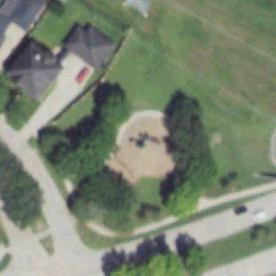 Aerial photo of Silverlake HOA Community (Residents ) Creekstone Community Park.