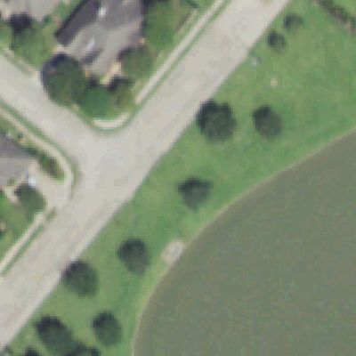 Aerial photo of Silverlake HOA Gardens ( Residents) Community Park.