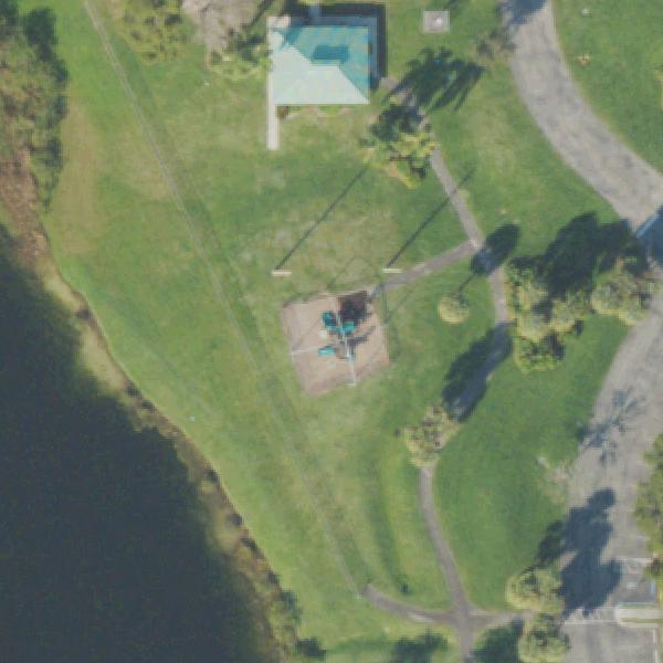 Aerial view of SilverLakes Park - North