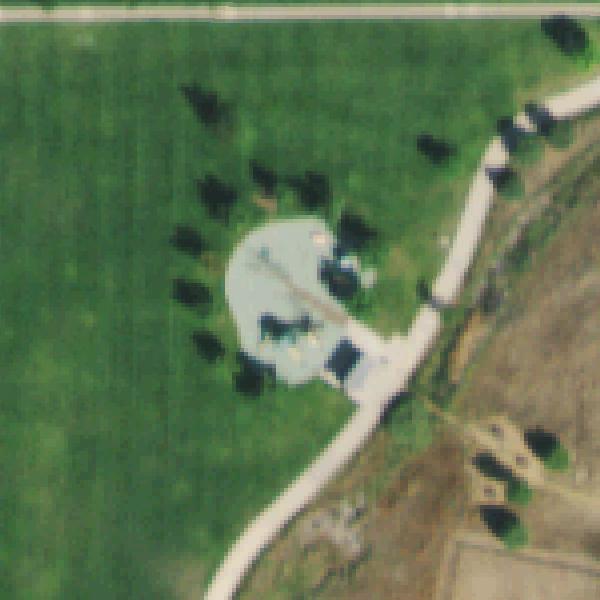 Aerial photo of Singletree Park Dog Park