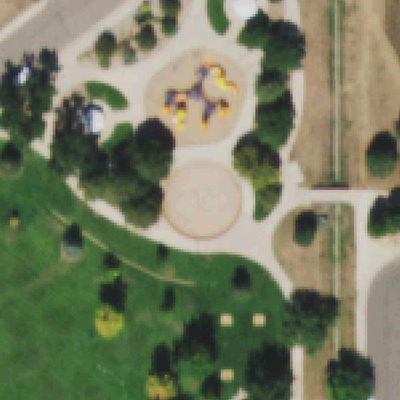 Aerial photo of Sister City Park
