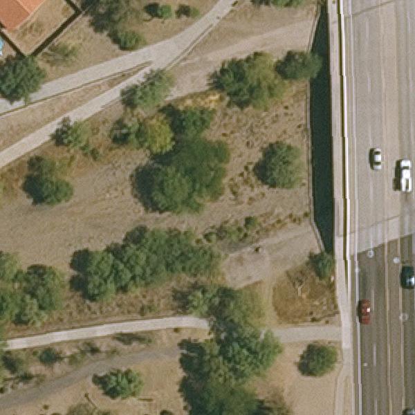 Aerial view of Skunk Creek Linear Park