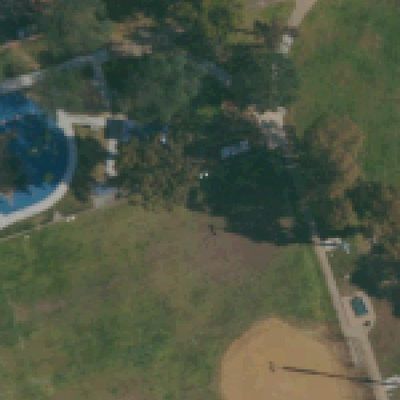 Aerial view of Skyline Hills Park