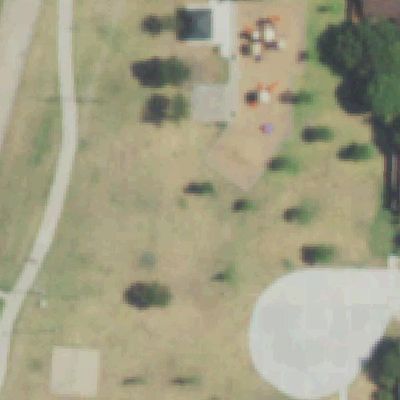 Aerial view of Slay/Baker Park
