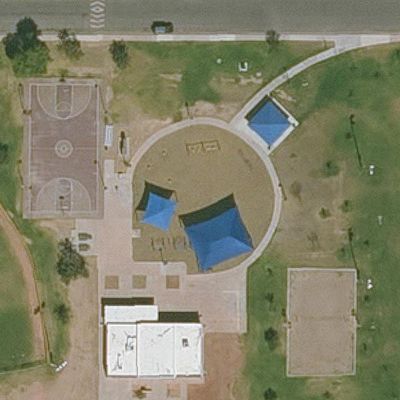 Aerial view of Smith Park